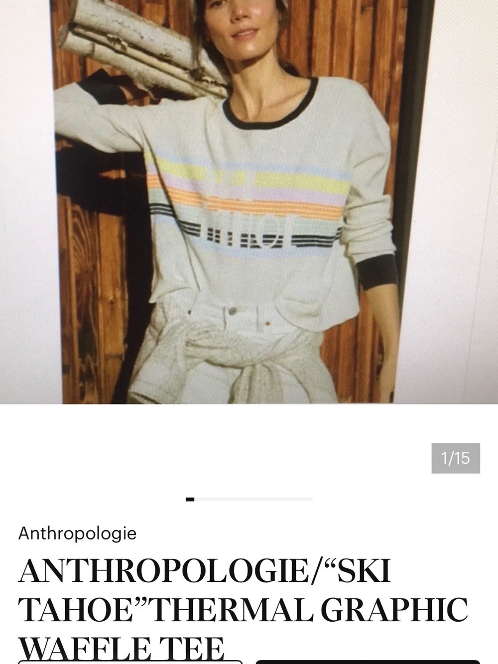 Anthropologie Thermal